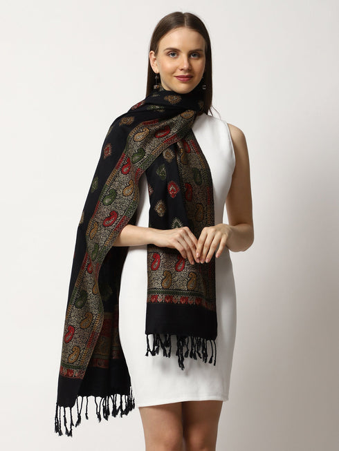 Women's Jamawar Wool Stole